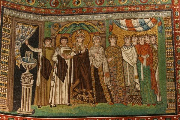Giustiniano e Teodora - Basilica di San Vitale a Ravenna 