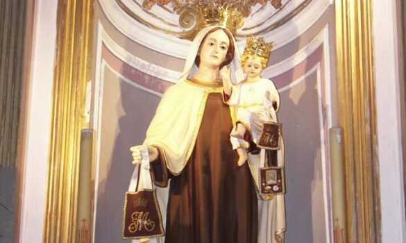 La preghiera della Madonna del Carmine
